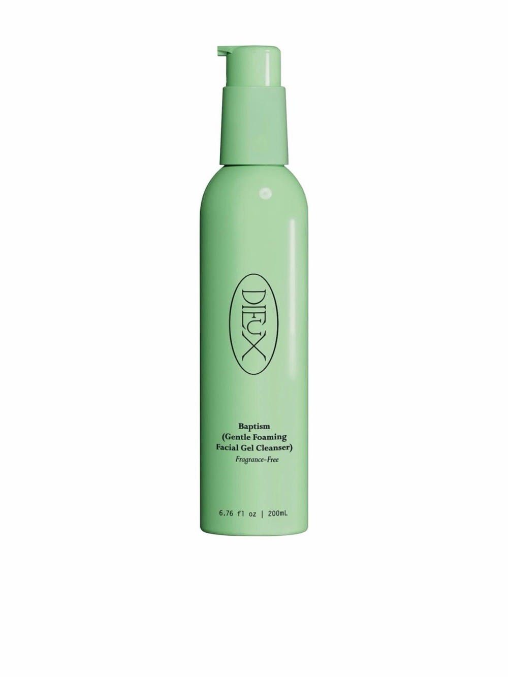 Dieux Baptism Gentle Foaming Facial Gel Cleanser - fragrance free